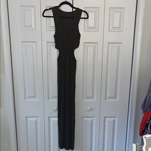 Love Culture Black Backless Dress